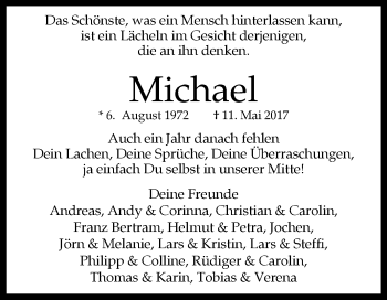 Traueranzeige von Michael Vollmer von Westfalen-Blatt